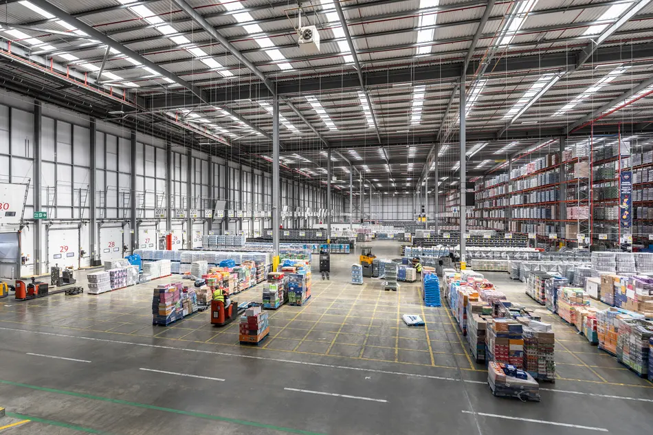 Interior warehouse racking